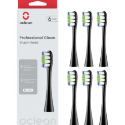 Vaihtoharja Oclean Professional Clean 6 kpl, musta