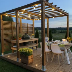 Valmisterassi Patio Terassit Koko Classic 3x4 kestopuu
