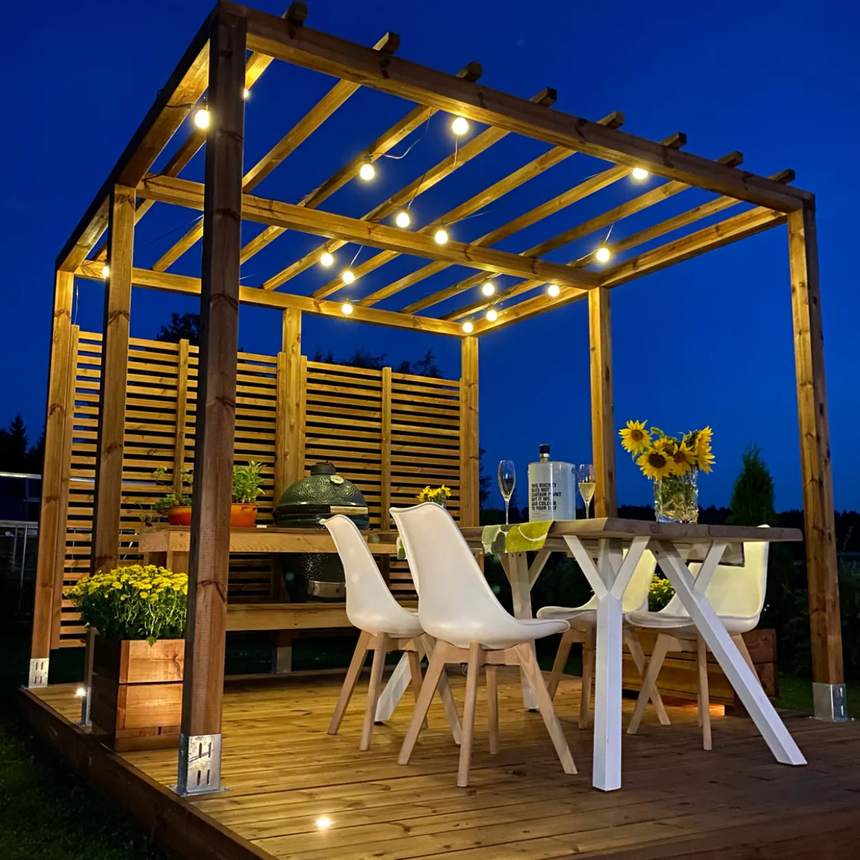 Valmisterassi Patio Terassit Koko Classic 3x3 kestopuu