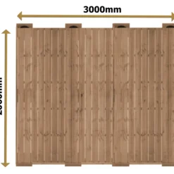 Valmisterassi Patio Terassit Classic 2x3 kestopuu