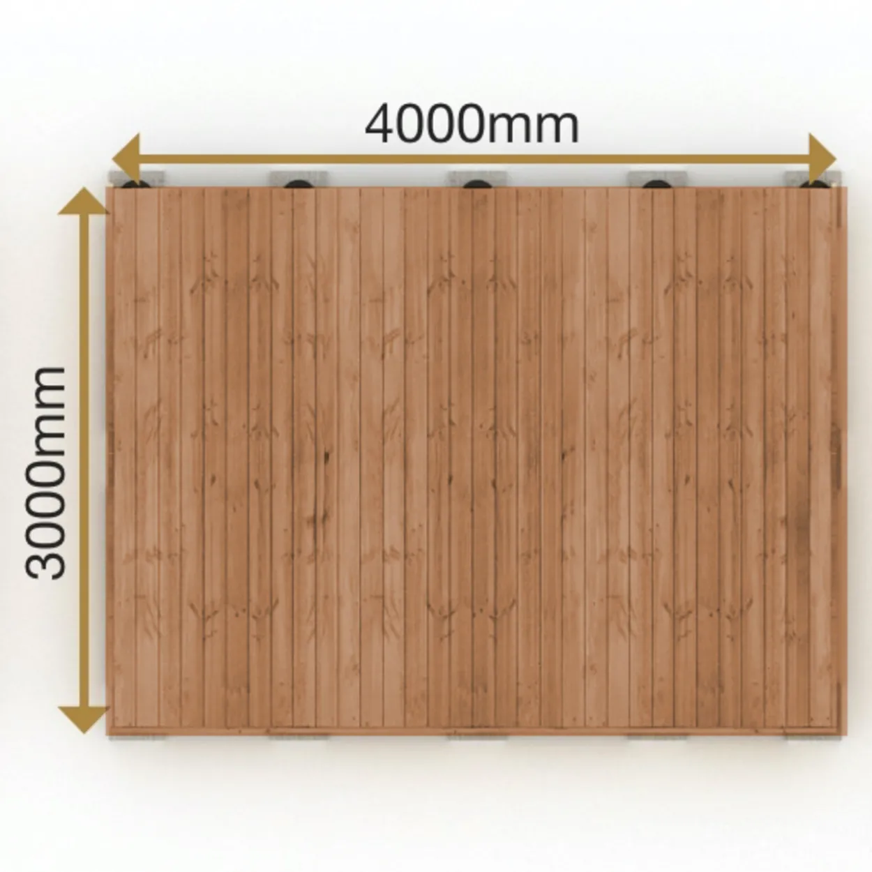 Valmisterassi 3x4 Patio Terassit Classic kestopuu