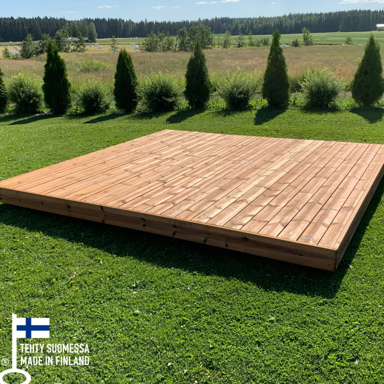 Valmisterassi 3x3 Patio Terassit Classic kestopuu
