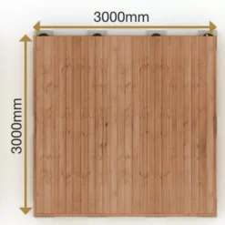 Valmisterassi 3x3 Patio Terassit Classic kestopuu
