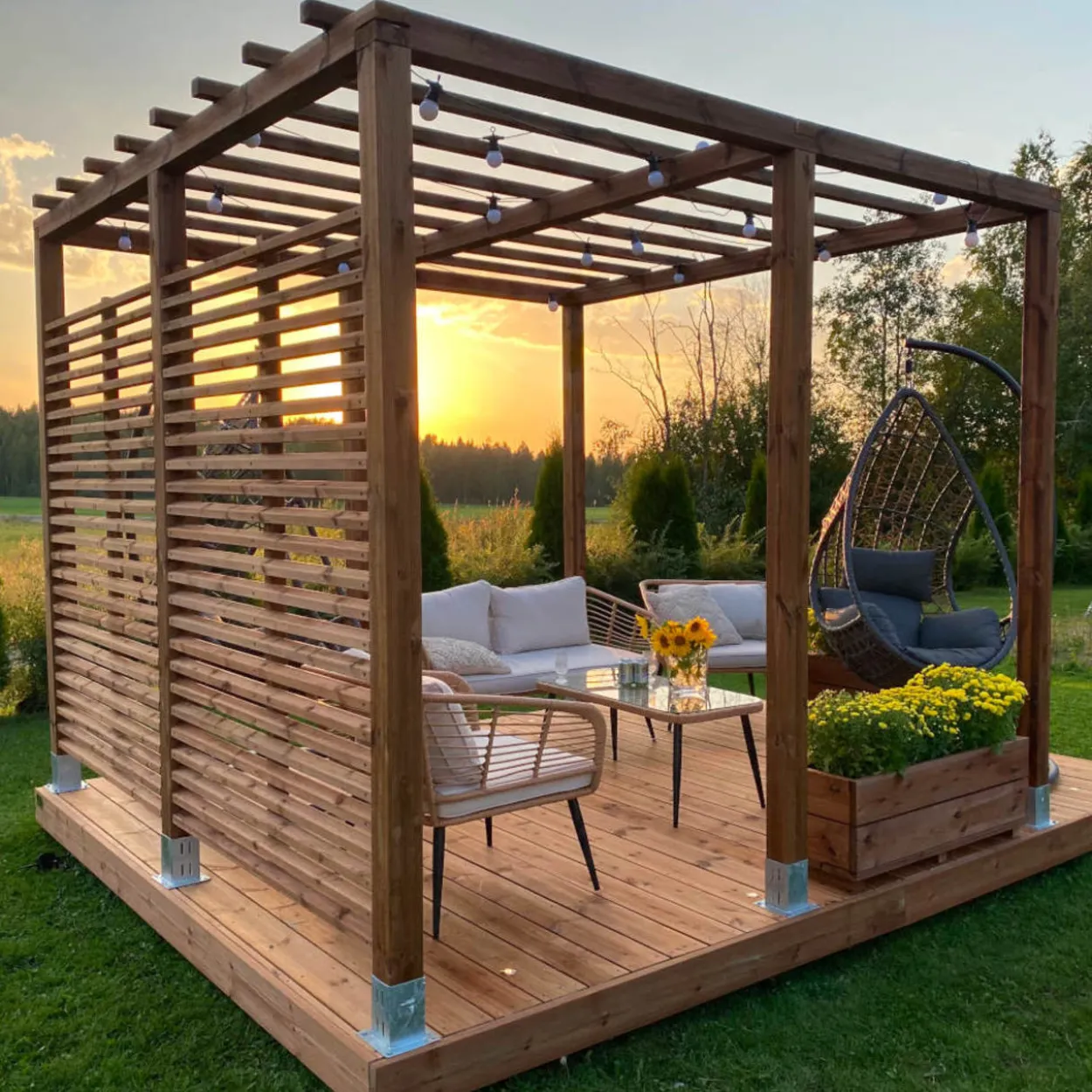 Valmisterassi 2x4 Patio Terassit Classic kestopuu