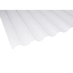 Valokate Keraplast PVC trapetsilevy 0,8 mm s.kirkas 1040 x 2500 mm