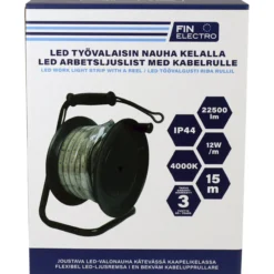 Valonauha Finelectro 230 V kelalla 15 m 22500 lm 4000 K
