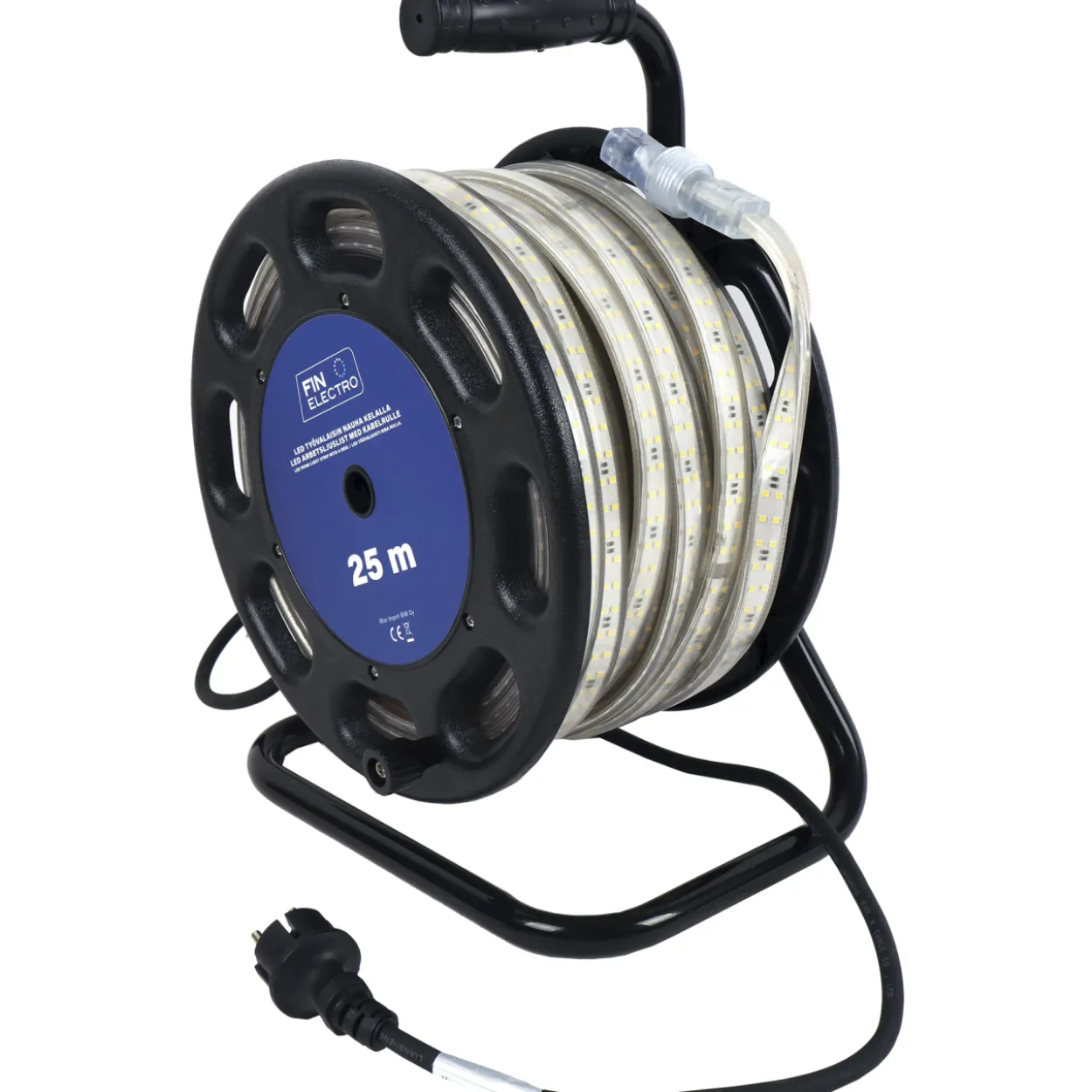Valonauha Finelectro 230 V kelalla 25 m 37500 lm 4000 K