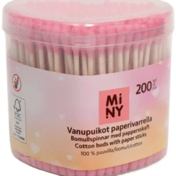 Vanupuikot Miny 200 kpl pinkki