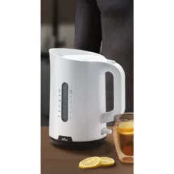 Vedenkeitin Braun Breakfast 1 WK1100WH, valkoinen