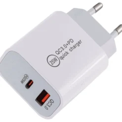 Verkkovirtalaturi Mobia USB-C PD 25 W + USB QC 3,0