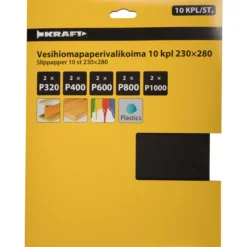 Vesihiomapaperi 230 x 280 mm 10 kpl