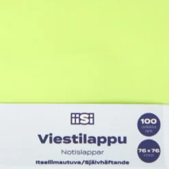 Viestilappu Iisi 100 arkkia