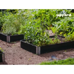 Viljelylaatikko Upyard Gardenbox 120x80 cm, musta