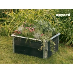 Viljelylaatikko Upyard Gardenbox 80x60 cm, musta