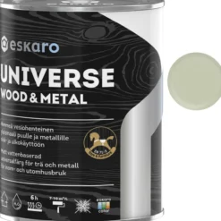 Yleismaali Eskaro Universe Wood & Metal 0,9 l vaalean vihreä